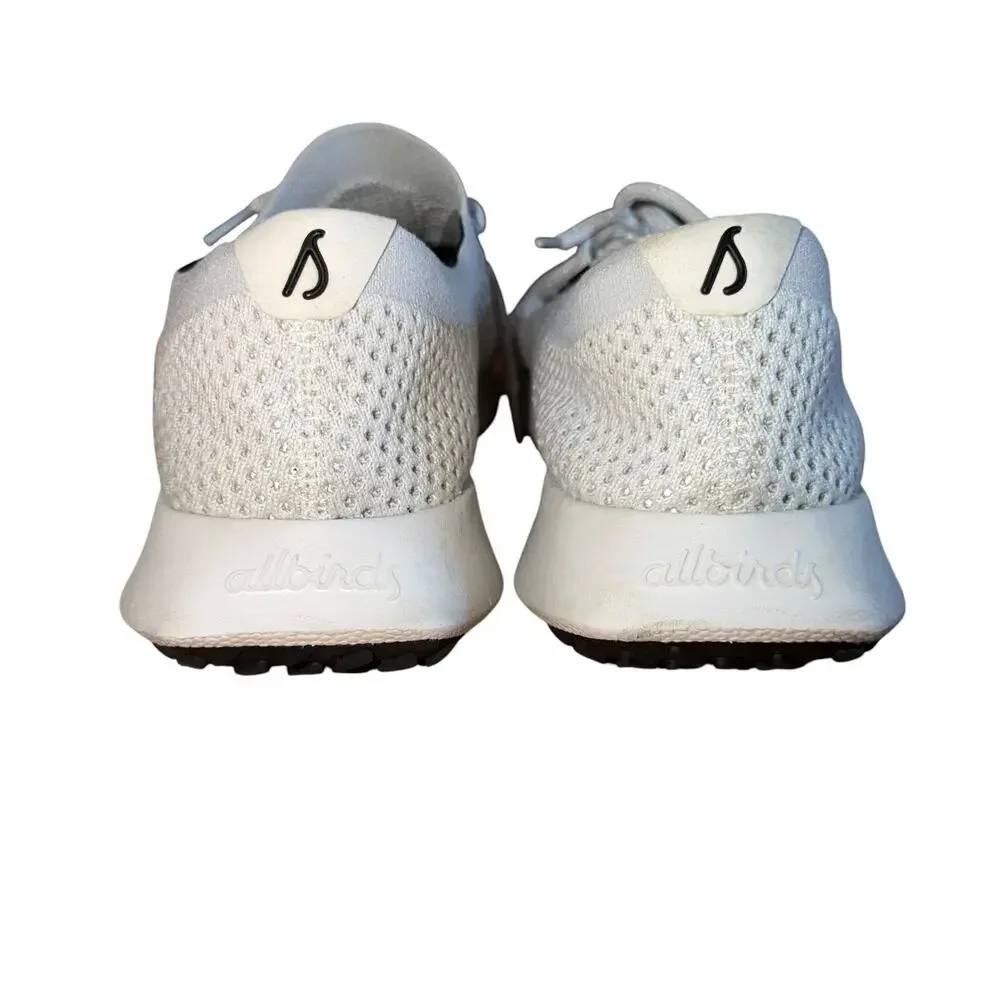 Allbirds Tree Dasher Running Shoes White Men’s US 12 Wool Sneakers